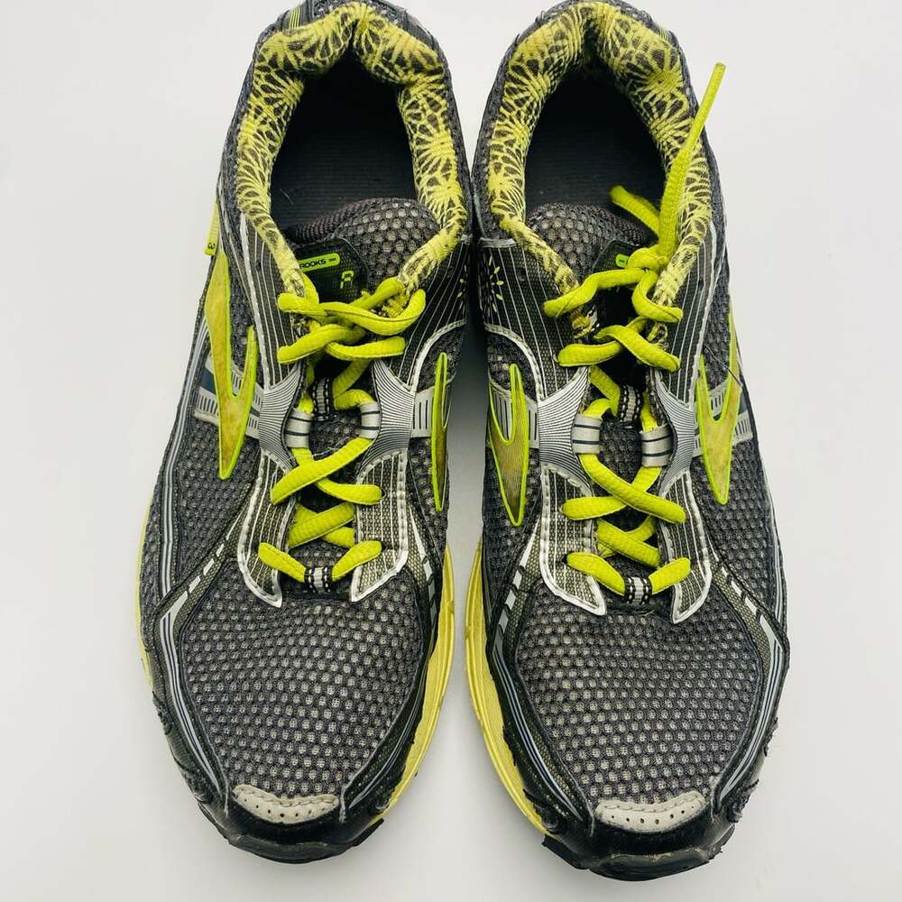 Brooks Ravenna 3 Women's Running Shoes Size 8.5 Grey Lime Yellow (R1008)
